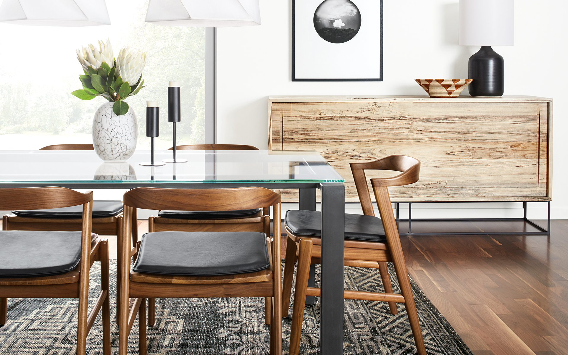 Steen cabinet in dining room