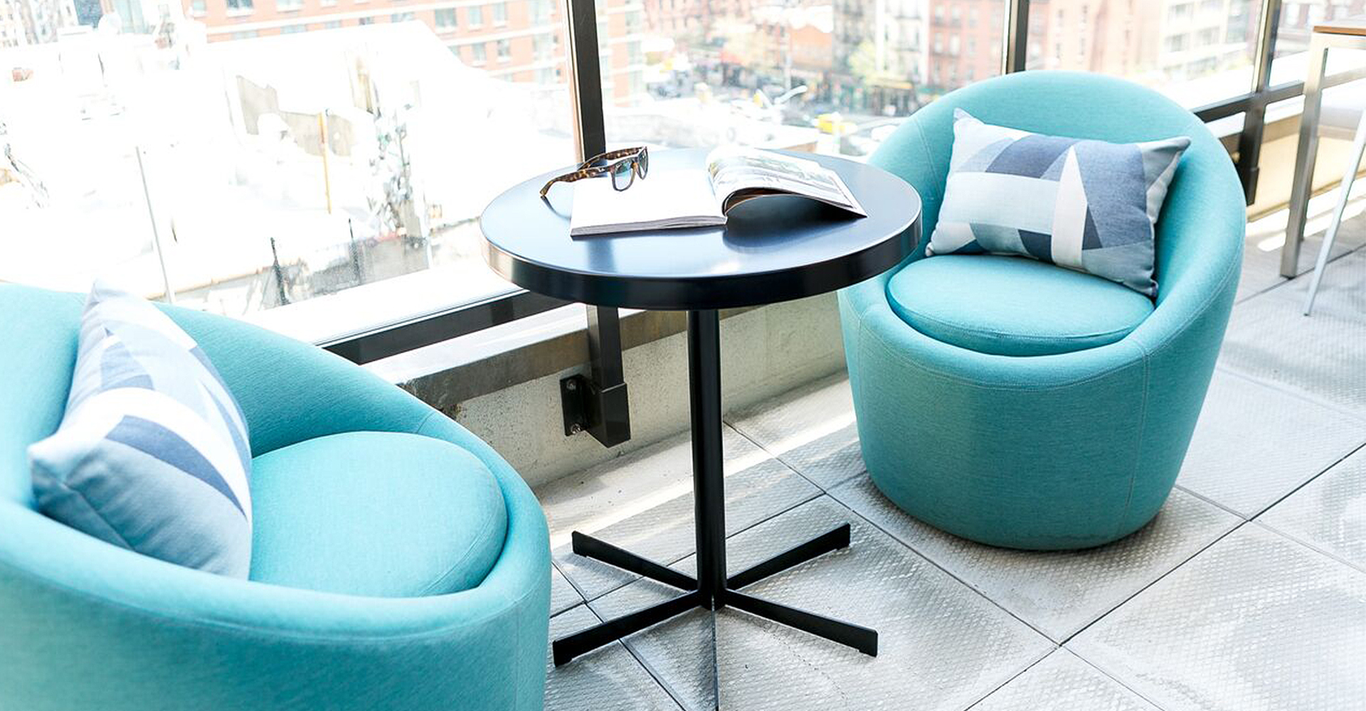 Crest chairs on patio retreat